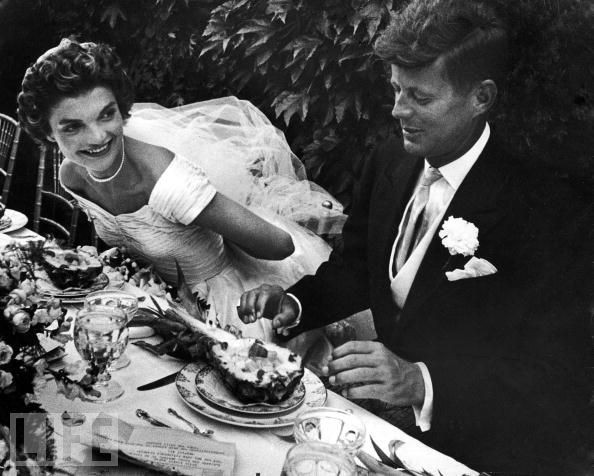 John & Jacqueline at the table - Lisa Larsen/Time & Life Pictures/Getty Images Sep 12, 1953